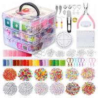 Zestaw do robienia biżuterii 3500 el. koraliki DIY bransoletki