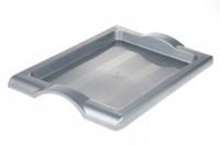 Taca prostokątna Familijna 51 x 35 cm srebrna Bentom