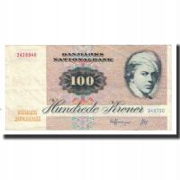 Banknot, Dania, 100 Kroner, 1972, KM:51h, EF(40-45
