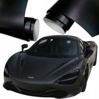 Черная матовая пленка для автомобиля, самоклеящаяся защитная пленка 100 см