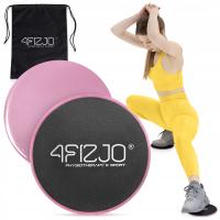 DYSKI POŚLIZGOWE PODKŁADKI KÓŁKA SLIDERY FITNESS ĆWICZENIA PILATESU 2 SZT.