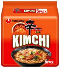 Zupa makaron Kimchi Ramyun, ostra 5x120g Nongshin