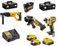 DEWALT ZESTAW COMBO DCG405 DCH133 3SZT 18V 3X5.0Ah