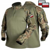 Bluza Wojskowa COMBAT SHIRT Polska GROM Kontraktowa wz93 Moro Flagi r. S