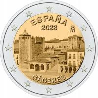 2 Euro 2023 - Hiszpania ( Stare miasto w Caceres )