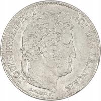 8.hy.FRANCJA, LUDWIK FILIP, 1 FRANK 1846 A