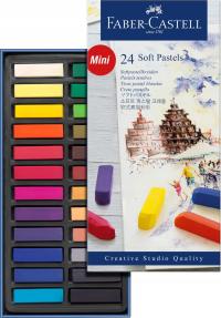Pastele suche FABER CASTELL MINI 24 kolory CREATIVE STUDIO MINI PASTELE