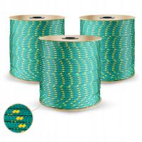 Lina Linka Polipropylenowa 6mm Pleciona uniwersalna Żeglarska ZIELONA 10m