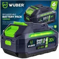 BATERIA AKUMULATOR WUBER SHARE+ SYSTEM LITOWO JONOWA 20 V 6.0 AH WUBER