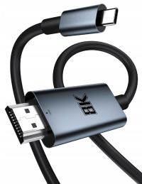 KABEL PRZEJŚCIÓWKA ADAPTER USB-C 3.1 HDMI 2.1 IPAD MACBOOK THUNDERBOLT 8K