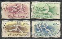 Czechosłowacja 1966 Mi 1592-1595 Czyste **