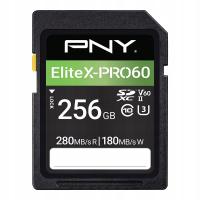 Karta pamięci SDXC PNY EliteX-PRO60 256GB 280MB/s 180MB/s I-UHS II V60 1800