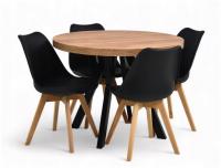 Круглый раскладной стол для 2 м 4 стула набор скандинавских цветов гостиной