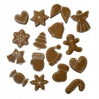 Zestaw 16 Pierniczków dekorowanych Boże Narodzenie Pierniki Świąteczne