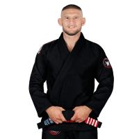 Ground Game Kimono/Gi BJJ Wizard Czarne A2