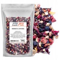 Зимний фруктовый чай 100г Рождественский гибискус фрукты и специи Коль-Поль