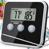 TERMOMETR KUCHENNY TERMOSONDA SONDA WYŚWIETLACZ MINUTNIK RYBY MIĘSO GRILL