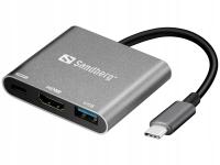 Stacja dokująca Sandberg USB-C Mini Dock HDMI+USB