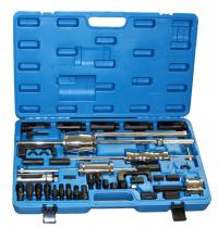 Ściągacz do wtryskiwaczy Satra z młotkiem bezwładnościowym i adapterami