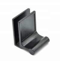 UCHWYT POCHWYT DO SZKŁA DRZWI SZKLANYCH CZARNY 29 x 33 MM SZKŁO 4 - 6 MM