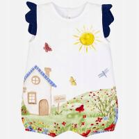 MAYORAL 1714 PIŻAMKA RAMPERS KRÓTKI RĘKAW r.60