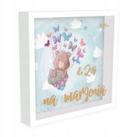RAMKA SKARBONKA NA MARZENIA – LATAJĄCY MIŚ – PERSONALIZOWANA