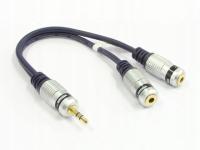 Przejściówka Vitalco 1027 wtyk Jack 3,5 mm - gniazdo 2x Jack 3,5 mm