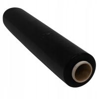 FOLIA STRETCH XXL 3KG CZARNA MOCNA GRUBA KRYJĄCA STRECZ CZARNY DUŻO FOLII