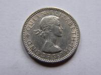 NOWA ZELANDIA SIX PENCE 1964 ROK !!!!!!!!!!!! 0288