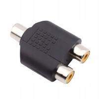 1 pcs RCA adapters Audio plug connector RCA male female to RCA 3.5mm Plug