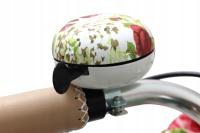 DZWONEK ROWEROWY DUŻY KOLOROWY ding dong KWIATY 80