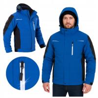 Зимняя куртка мужская рабочая утепленная водонепроницаемая флисовая куртка с капюшоном