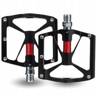 АЛЮМИНИЕВЫЕ ВЕЛОСИПЕДНЫЕ ПЕДАЛИ ДЛЯ ВЕЛОСИПЕДА НАБОР ПЕДАЛЕЙ 2ШТ ЧЕРНЫЙ