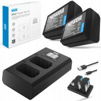 Zestaw ładowarka dwukanałowa Newell i dwa akumulatory NP-FW50 do Sony