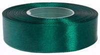 Лента атласная лента 25 мм 32 м темно-зеленый