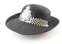 Czapka POLICJANTKI policja Kapelusz Toczek na Party Sylwester Nowy Rok 2026
