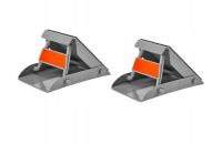 2 ФИКСИРУЮЩИЕ КЛИНЬЯ ПОД КОЛЕСА СКЛАДНОЙ ПРИЦЕП АВТО