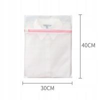 Classic Laundry Bag Pink Zipper Fine Mesh Washing Bags Household Dirty