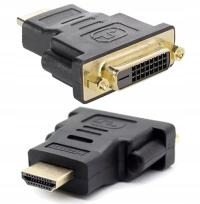 Адаптер DVI (F) Женский к HDMI (M) мужской втулка Full HD 1080P GOLD