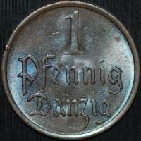 1 Fenig 1937 WMG - menniczy egzemplarz - ORYGINAŁ