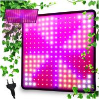 Лампа для выращивания растений, панель для выращивания овощей, 225 светодиодов, тонкая веревка, мощная 36 Вт