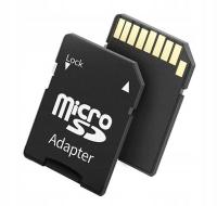 Adapter karty przejściówka MicroSD na SD i microSDHC na SDHC