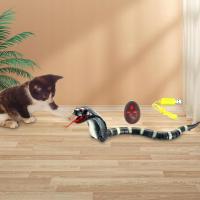 Realistic Snake Crawling Animal USB Rechargeable Go Forward, Turn Black