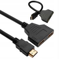 Rozdzielacz HDMI Verk Group 2 porty czarny