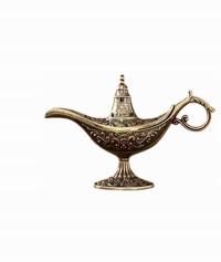 KADZIELNICA KADZIELNICZKA DO KADZIDEŁ METALOWA LAMPA ALLADYNA