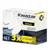 PANEL LED OCZKO SUFITOWE PODTYNKOWE PLAFON WPUSZCZANY 20W 1500lm 230V CCT