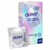 Durex презервативы невидимые супер тонкие дополнительно увлажненные 10 шт.