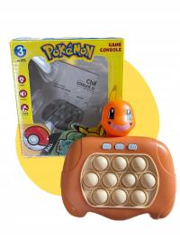 Pop it gra pikachu zręcznościowa elektroniczna pokemon popit + baterie