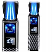 ZAPALNICZKA ŻAROWA trójogniowa do cygar i papierosów LCD