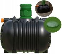 SZAMBO EKOLOGICZNE ZBIORNIK RAPTOR 3000L BEZODPŁYWOWY ATESTOWANY CZARNY ROD